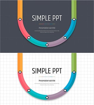 Simple PPT Wide Template Main Cover Slide
