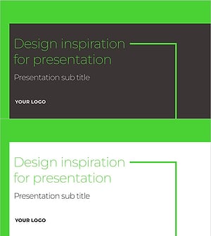 그린&그레이 와이드 템플릿 표지 – 디자인 영감을 주는 커버