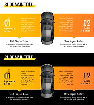 심플 자동차 프레젠테이션 목업 – 제품 및 서비스 소개