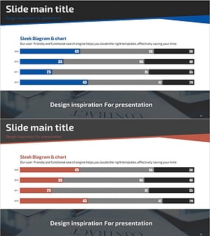 세분형 막대그래프 – 시장 및 경쟁사 분석