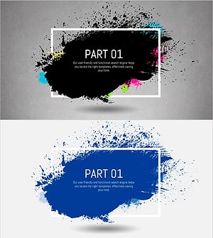 Paint Splash Presentation Template - Stylish Design