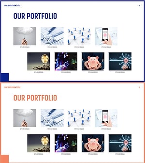 진행 사업분야 소개 - 스타일리시한 다이어그램