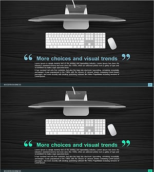 컴퓨터 서비스 소개 슬라이드 – 현대 비즈니스