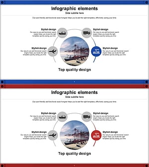글로벌 운송 네트워크 구성 – 클러스터 다이어그램
