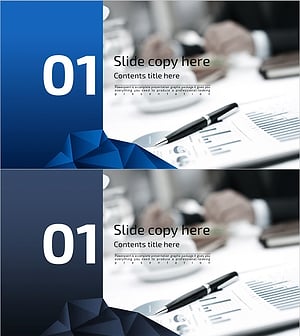 비즈니스 회의 템플릿 간지 – 전문성과 신뢰