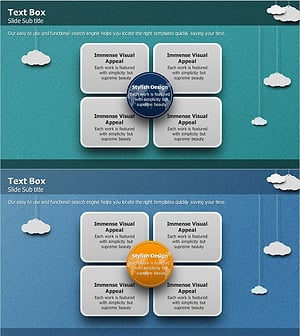사업분야 폐쇄 다이어그램 – 명확한 정보 전달과 비주얼 효과