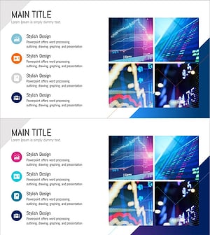 은행 증권 서비스 마케팅 목표를 시각화한 클러스터 다이어그램