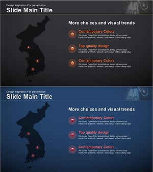 한반도 목표지역 분석 – 클러스터 다이어그램 활용