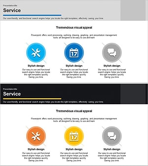 비즈니스 서비스 소개 다이어그램 – 효율적인 정보 전달