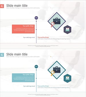 Business Icon Diagram – Visualization for Market and Competitor Analysis