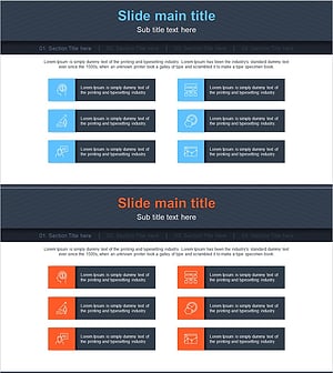 사업개요 사각 다이어그램 – 명확한 사업 소개