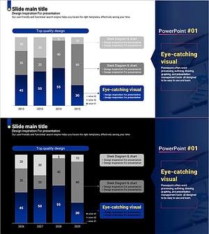 곡선 테마 보라색 템플릿 세분형 막대그래프