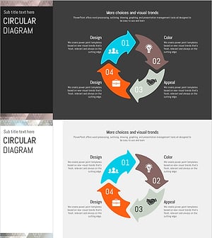 Triangular Pattern Presentation Template – Visualize Business Strategy