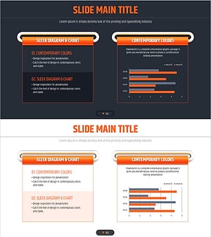 Prepare for Market Analysis with Four Color Infographic Template