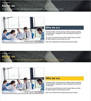 모던 테마 회사개요 슬라이드 – 신뢰와 전문성을 담다