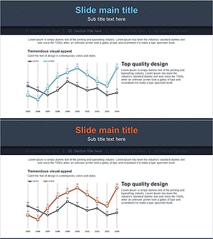 경쟁사 분석 꺾은선 그래프 – 시장 통찰 제공