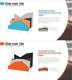 3D 영역형 그래프 – 시장 분석 및 경쟁 우위