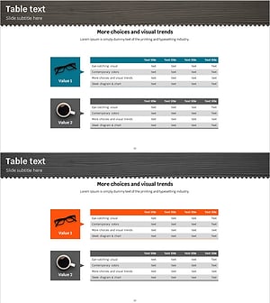 주요 재무 지표 테이블 – 필수 정보 시각화