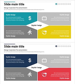 비즈니스 폐쇄 다이어그램 – 사업 소개용 슬라이드