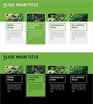 트렌드 컬러 와이드 템플릿 폐쇄 다이어그램