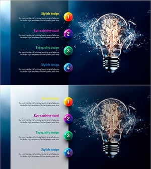 Infographic Design Wide Template – Product/Service Differentiation Strategy