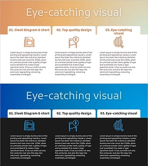 도트패턴 와이드 프레젠테이션 템플릿 – 클러스터 다이어그램