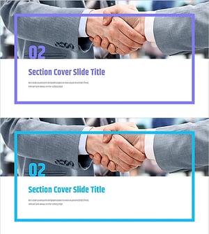 비즈니스 팀워크 템플릿 간지 – 협업의 시작