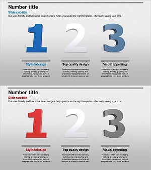 3-Step Schedule Plan PowerPoint Template – Business Strategy