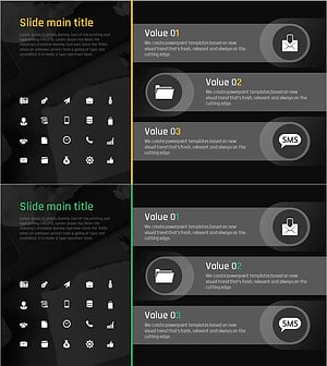 Modern Office Theme Template Section Slide 02 – Design Inspiration