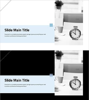 Simple Design Trend Wide Presentation Template – Business Overview