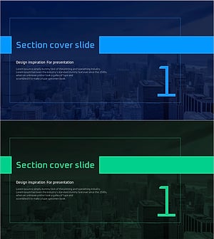 Smart City PPT Template Section Slide 01 – Innovative Presentation Section Cover Slide