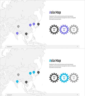 아시아맵 타겟 지역 전략