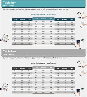 일러스트 테마 손익계산서 테이블표 – 재무 데이터의 새로운 시각입니다