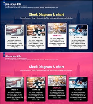 곡선 테마 보라색 템플릿 다이어그램 – 사업 추진 전략을 위한 필수 도구