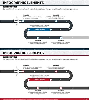 비행기 업무 단계 절차 슬라이드 – 시각화된 사업 추진 전략