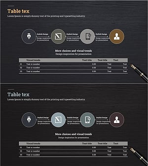 Fountain Pen Business Process Slide – Efficient Operational Plan