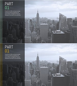 고층 빌딩 템플릿 간지 01