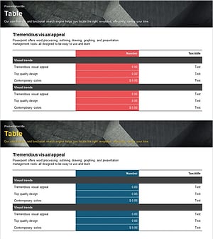 모던 테마 손익계산서 표