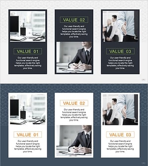 비즈니스 프로그램 소개 – 기능과 가치 강조