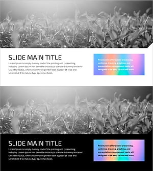 Hologram Wide PPT Image&Text – Vision of Business Promotion Strategy