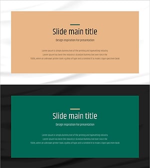 심플 & 모던 와이드 PPT 텍스트 – 직관적인 인트로 및 아웃트로