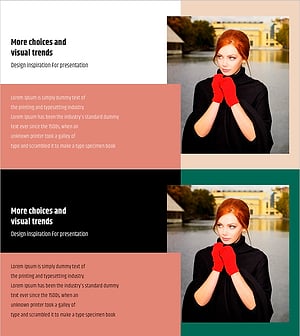 Simple & Modern Wide PPT Template for Customer Success Stories