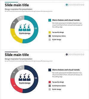 Composition Donut Circle Graph – Product and Service Introduction