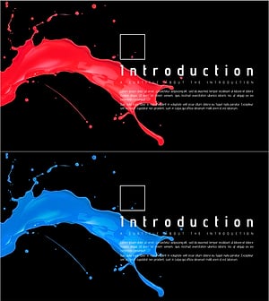 물감 소개 페이지 – 창의성과 표현력