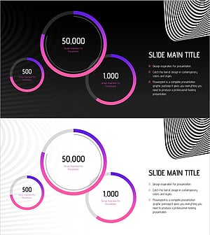 환상적인 도넛차트 – 효과적인 시장 분석을 위한 슬라이드