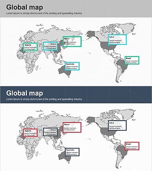 글로벌 타겟 시장 지도 – 글로벌 네트워크 분석