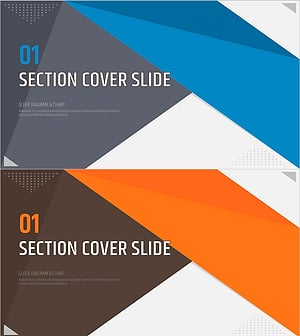 Origami Presentation Template – Sleek and Modern Slide