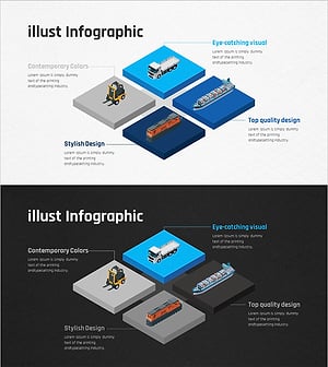 물류 운송 서비스 영역 다이어그램 – 시각적 혁신