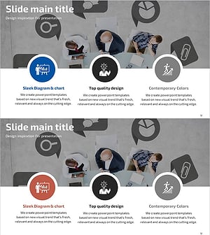 비즈니스 경영 목표 슬라이드 – 명확한 목표 설정