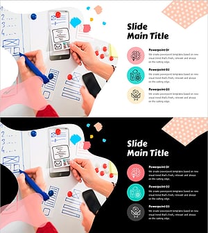 봄 파스텔 와이드 파워포인트 템플릿으로 운영계획 시각화